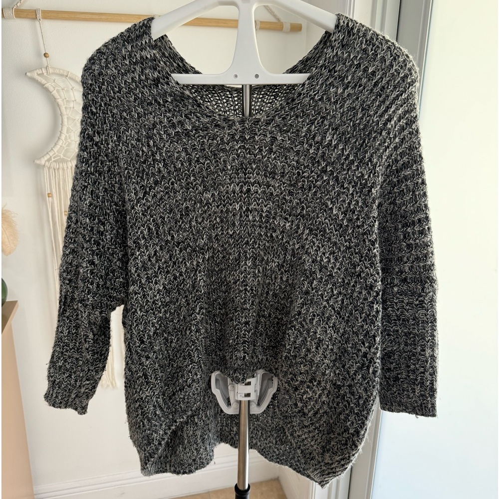Crochet Tri color sweater